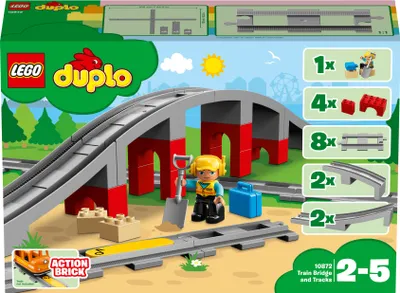 Produktbild von LEGO DUPLO Železni?ný most a ko?ajnice 10872 Stavebnica