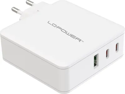 Produktbild von LC-Power USB-Ladegerät 110-240V für USB-C-/USB-A-Geräte 100W