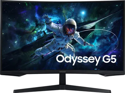 Produktbild von LED 32 Samsung Curvo Odyssey G5 Black Monitor
