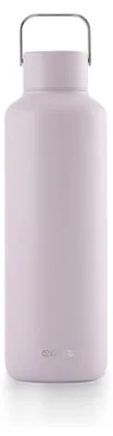 Isolierte Trinkflasche 600 ml, doppelwandig, Edelstahl, lila