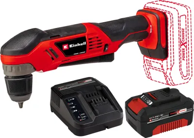 Zdjęcie produktu dla Akumulatorowa wiertarko-wkrętarka kątowa EINHELL TE-AD 18 Li Kit (1x 4,0 Ah)