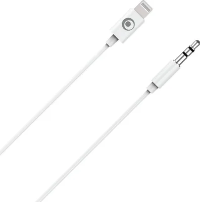 Obrázek produktu pro BigBen Connected, audio adaptér Jack 3,5 mm na Lightning, bílý