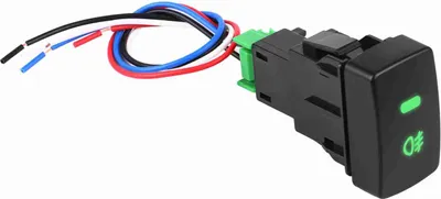 Image de Interrupteur à bouton-poussoir en plastique noir à 5 broches pour phares antibrouillard, pour Civic, Accord et CRV