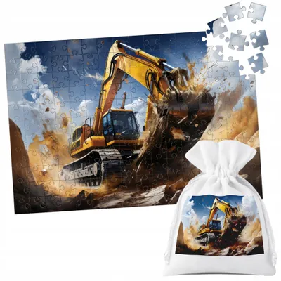 Image de Puzzle Tradycyjne - Maszyny Budowlane - 252El
