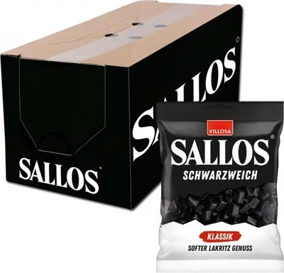 Produktbild von Sallos Schwarzweich Klassik, Lakritz, 200G