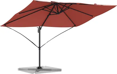 Produktbild von vidaXL Sonnenschirm Terrakotta 351 x 250 x 260 cm