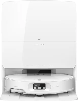 Produktbild von Roborock Qrevo Edge 2 Pro, Beutellos, Weiß, Rund, Staubbeutel, 3 Rad/Räder, 63 dB