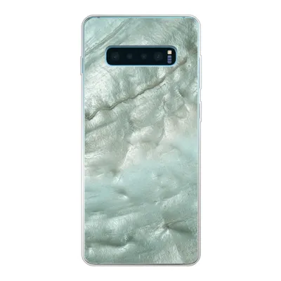 Produktbild von MuchoWow® Handyhülle Schutzhülle Hülle für Samsung Galaxy S10 Lite Natursteine - Grün - Perlmutt Silikon Softcase Handy Hülle - Schutz