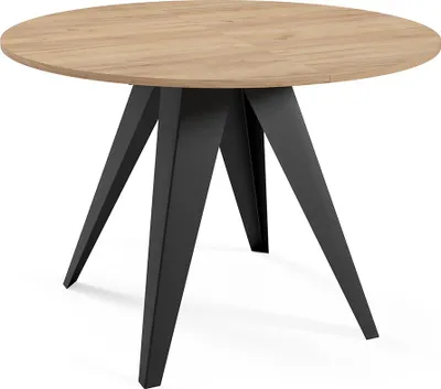 Immagine prodotto di Tavolo da pranzo Gerda Tavolo da cucina con tavolo allungabile 90x90cm Gold Craft oak