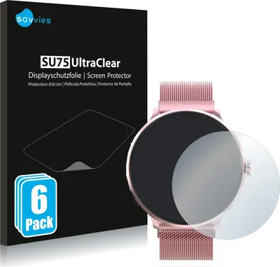 Produktbild von 6x Für Bebinca Smartwatch Schutzfolie Savvies Displayschutz Display Schutz Folie Klar Transparent