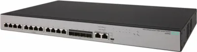 Image de HPE OfficeConnect 1950 12XGT 4SFP+ - Switch - 12 x 10GBase-T + 4 x 1 Gigabit / 10 Gigabit SFP+ - Desktop, an Rack montierbar
