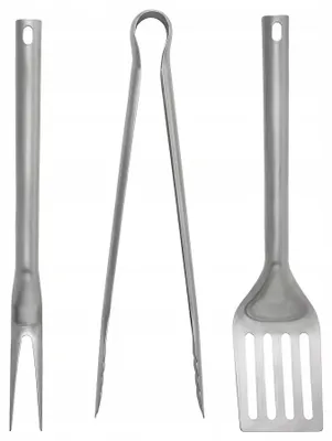 Produktbild von IKEA GRILLTIDER 3-teiliges Grillbesteck-Set für Grillen