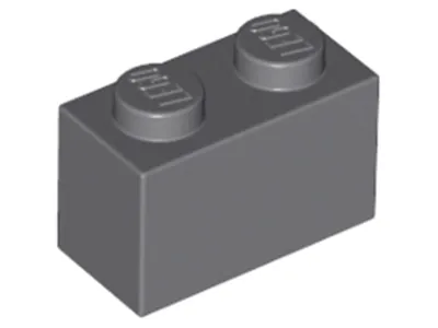 Produktbild von 1 Stück LEGO, Teil Nr. 3004 in Dunkelgrau (Dark Bluish Gray)