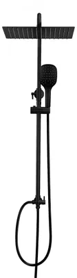 Produktbild von Görbach Regendusche Duschsystem ohne Armatur, Eckig 30x30 cm Schwarz