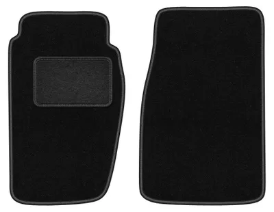 Obrázok produktu pre Predné velúrové koberce pre: Jeep Grand Cherokee XJ 1992-1998 (terénne) – 2 ks, čierne, na mieru – Wielganizator LUX