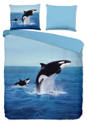 Zdjęcie produktu dla Muller Textiles 30441.20.08, Koc do nakrycia w zestawie, Poszewka na poduszkę dołączona