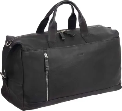 Produktbild von Alassio Reisetasche "Weekender TORO" aus Leder schwarz