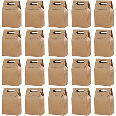 Zdjęcie produktu dla Torby papierowe z uchwytami do pakowania prezentów cukierków 20 szt