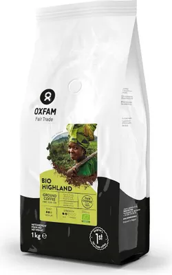 KAWA MIELONA ARABICA/ROBUSTA WYSOKOGÓRSKA FAIR TRADE BIO 1 kg - OXFAM