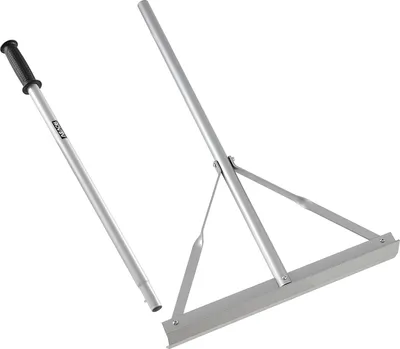 Produktbild von VEVOR Teerverteiler 508 mm, Teerschieber aus Alu, Splittschieber mit 1510 mm Griff, Asphaltrechen-Werkzeug zum Einebnen von Asphalt und Land, Betonpflasterung, Sandglättung, keine Zähne