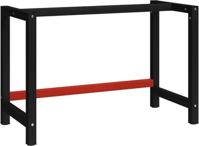 Obrázok produktu pre Rám na pracovný stôl kovový 120x57x79 cm čierno-červený