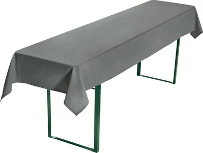 Produktbild von REDBEST Biertisch Tischdecke Seattle" grau 110x260 cm"