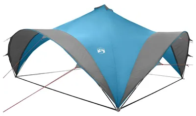 Immagine prodotto di Tenda da festa blu vidaXL, con tetto, 600 x 600 x 400 cm, in poliestere e acciaio