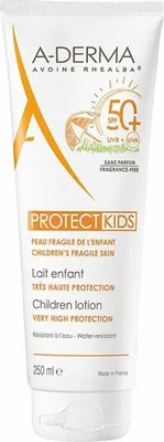 Produktbild von Kindersonnenschutzmittel A-Derma Protect Kids SPF 50+ 250 ml