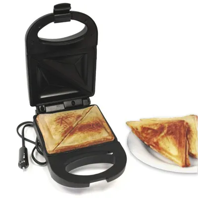 Produktbild von All Ride Elektrische Sandwichmaker 12V - Tostimaker, Sandwich Panini Presse - 120 Watt - für LKW, PKW, Auto, Wohnwagen