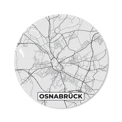 Produktbild von MuchoWow® Mauspad Mousepad Stadtplan - Deutschland - Karte - Osnabrück 50x50 cm - Mousepads - Maus Mat - Pad - Mausunterlage - Vinyl