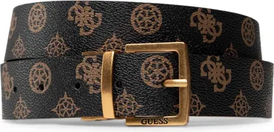 Produktbild von Guess Hensley Frauen 4G Peony Logo Drucken Verstellbarer Gürtel Kohle – MITTEL / Kohle
