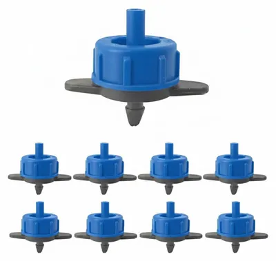 Produktbild von Tropfer Tropfbewässerung Tropfleitung - Selbstregulierend 8 l/h - Polypropylen - 100 Stück - Für Garten und Feld