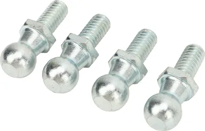 Produktbild von Guľové čapy, guľové čapy s hardvérom, 13 mm guľové čapy, guľové montážne čapy, 13 mm guľová skrutka, guľové čapy na podporu plynového výťahu, guľové skrutky