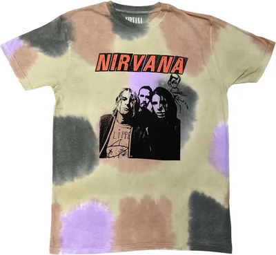 Image de Nirvana - "Flipper" T-Shirt Batik pour homme/femme unie RO5669 (L) (Coloré)
