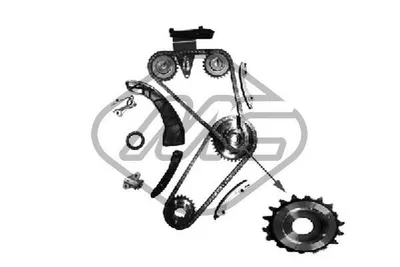 Produktbild von Metalcaucho 06175 Steuerkettensatz Steuerkette für HYUNDAI i10 (PA) für KIA Picanto (SA)