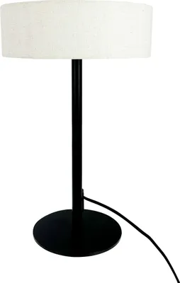 Produktbild von Tischlampe, Tischleuchte, Nachttischlampe, Schreibtischlampe, LED Leselampe, Calix schwarz / weiß