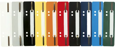 Image de Exacompta 250x Fixe-dossiers à lamelle polypropylène Couleurs assorties 426025B
