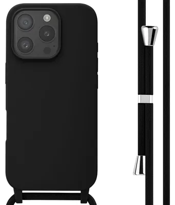 Obrázok produktu pre imoshion Silikónové puzdro s káblom pre Apple iPhone 16 Pro - Čierne