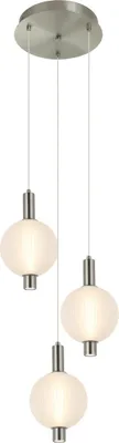 Produktbild von Italux Lenti LED Hängeleuchte Schwarz Gold 18W