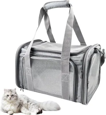 Immagine prodotto di Borsa da trasporto pieghevole per cani e gatti, taglia media