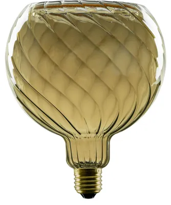 Produktbild von SEGULA LED Floating Globe 150 twisted smokey grau E27 230Lm