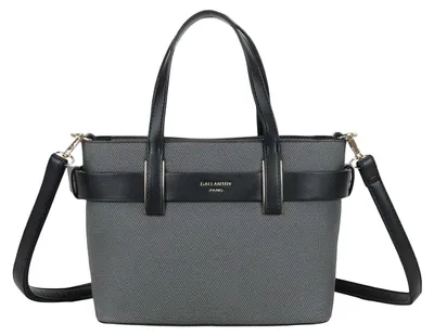 Immagine prodotto di Gallantry, borsa shopper da donna in tessuto testurizzato con doppio manico, nera