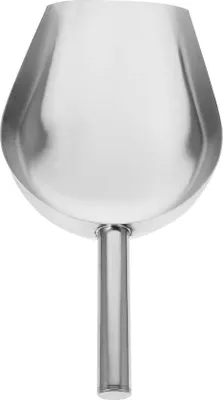 Produktbild von Edelstahl-Schep 40cm runde Boden für Zucker, Eis, Mehl