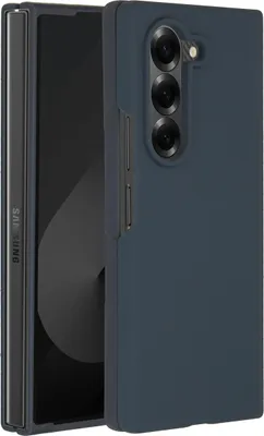 Image de Accezz Liquid Silicone Backcover pour le Samsung Galaxy Z Fold 6 - Bleu foncé