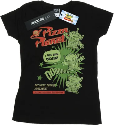 Produktbild von Disney - "Toy Story 4 Pizza Planet Little Green Men" T-Shirt für Damen BI44373 (S) (Schwarz)