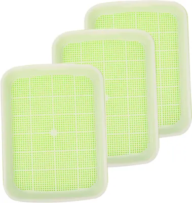 Obrázok produktu pre Ponožnice – sadeniace misky – na pestovanie rastlín – bez otvorov – 34x25 cm – zelené