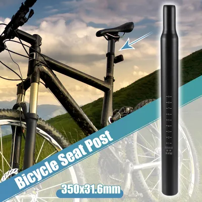 Produktbild von 31,6x350mm Universaler Fahrradsattelstütze Sattelstütze aus Aluminiumlegierung