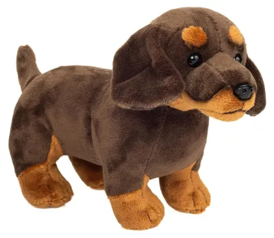 Produktbild von Teddy Hermann Hund Dackel 21 cm dunkelbraun Plüschhund