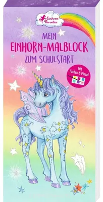 Produktbild von Mini-Malblock - Mein Einhorn-Malblock zum Schulstart
