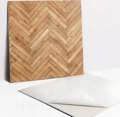 Produktbild von Selbstklebende Wandfliesen für Badezimmer Fußboden Holzparkett